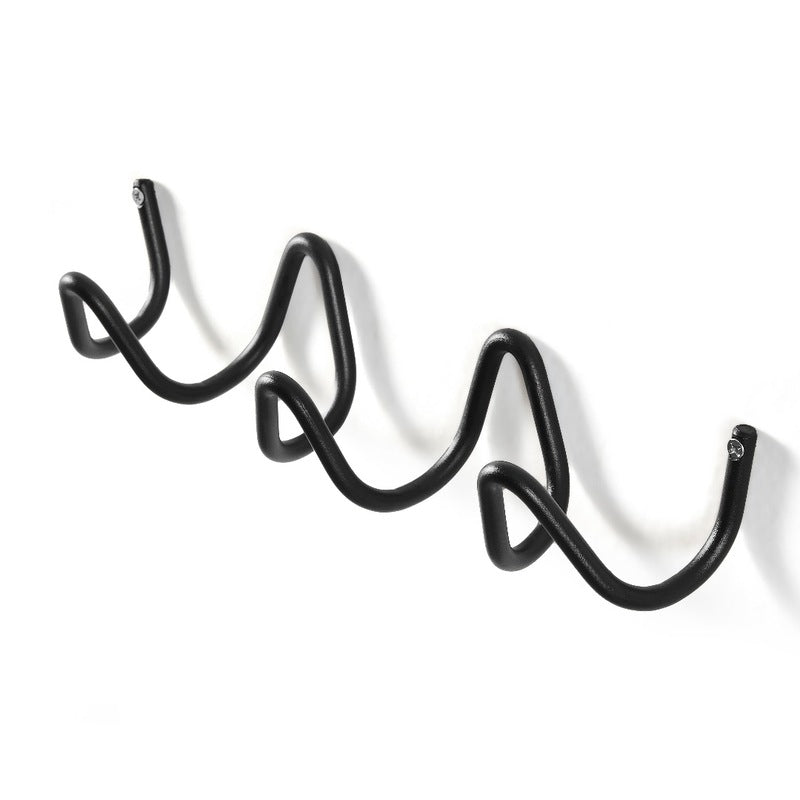 Waterproof Wave-Design Wall Hook: Minimalist Metal Storage Hook for Various Items, Creative Space-Saving for Home