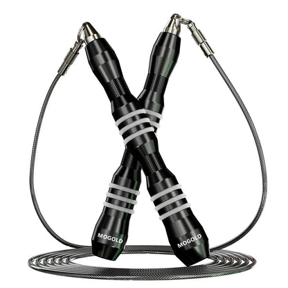 Quick Release Aluminum Dual Rope 3/5mm Handle Pure Steel Wire High Precision Bearing Racing Competition Sports Jump Rope