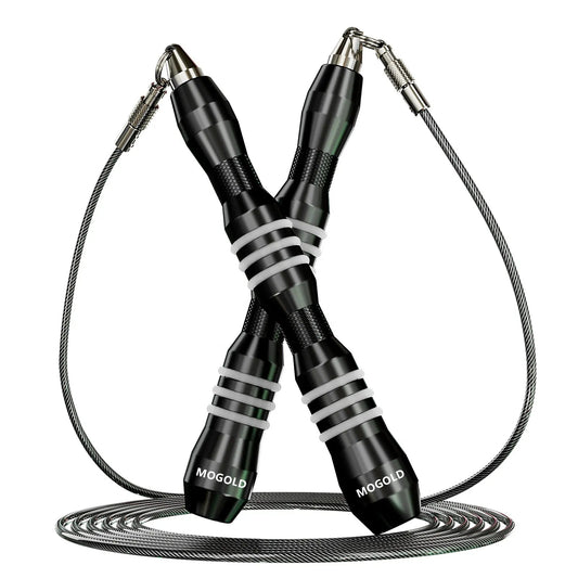 Quick Release Aluminum Dual Rope 3/5mm Handle Pure Steel Wire High Precision Bearing Racing Competition Sports Jump Rope