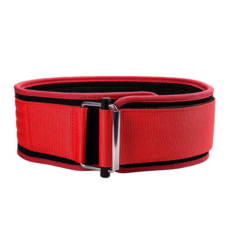 Weightlifting Belt with Self-Locking Buckle Blue Fitness Belt for Deadlift Support Powerlifting Training Waist Belt