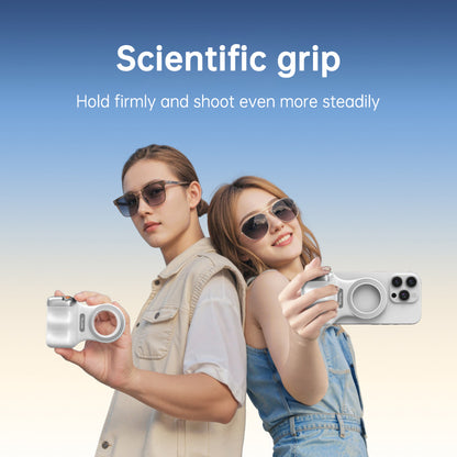 MagSafe Compatible Fun Photography Grip: MFi Certified Wireless Bluetooth Stabilizer for Shake-Free Shooting