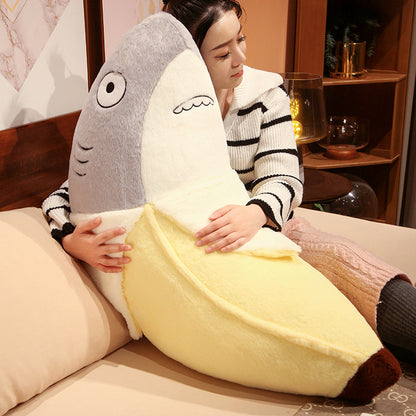 Shark Banana Pillow Plush Toy Doll