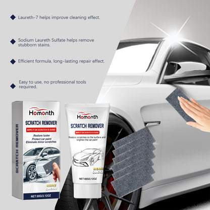 Homonth Nano Flash Cloth Car Scratch Removal Set Repair Car Paint Scratch Polishing Agent