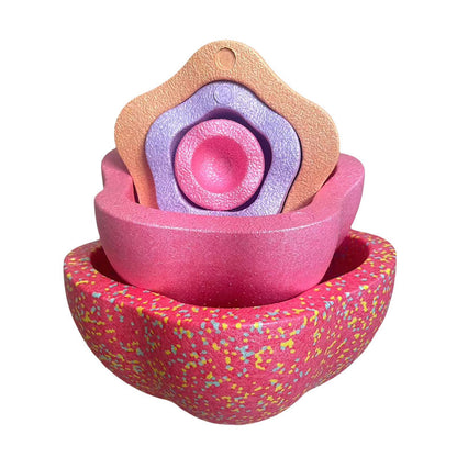 Stacking River Stones Flower Stepping Stones Kindergarten Sensory Integration Balance Training Light-Up Bridge Step Stones