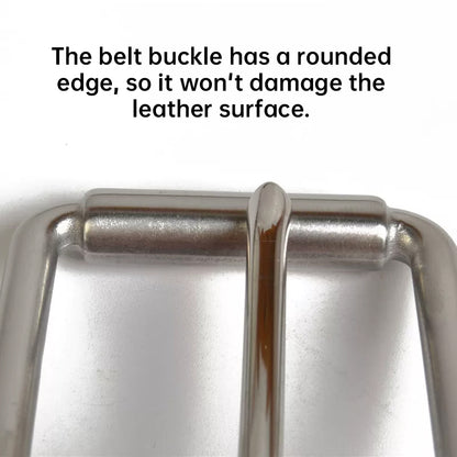 Durable 304 Stainless Steel Belt Buckle, Men's Heavy Duty Metal Belt Clasp
