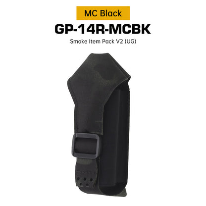 Tactical Smoke Grenade Pouch, MOLLE Bag with Elastic/Fixed Buckle, Outdoor Hunting Accessory, Airsoft Training Gear