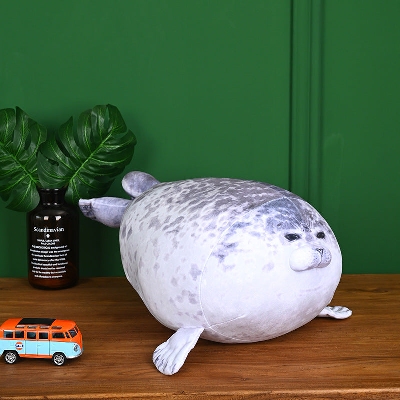 Simulated seal pillow cushion soft and fluffy seal cushion