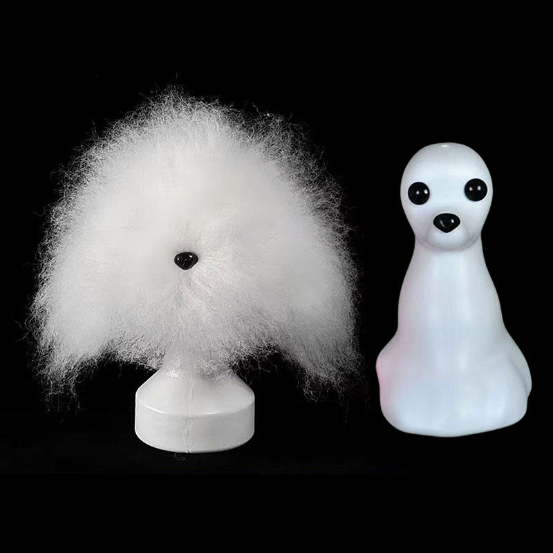 Professional Dog Grooming Training Head | Beginner Pet Styling & Fur Practice Model
