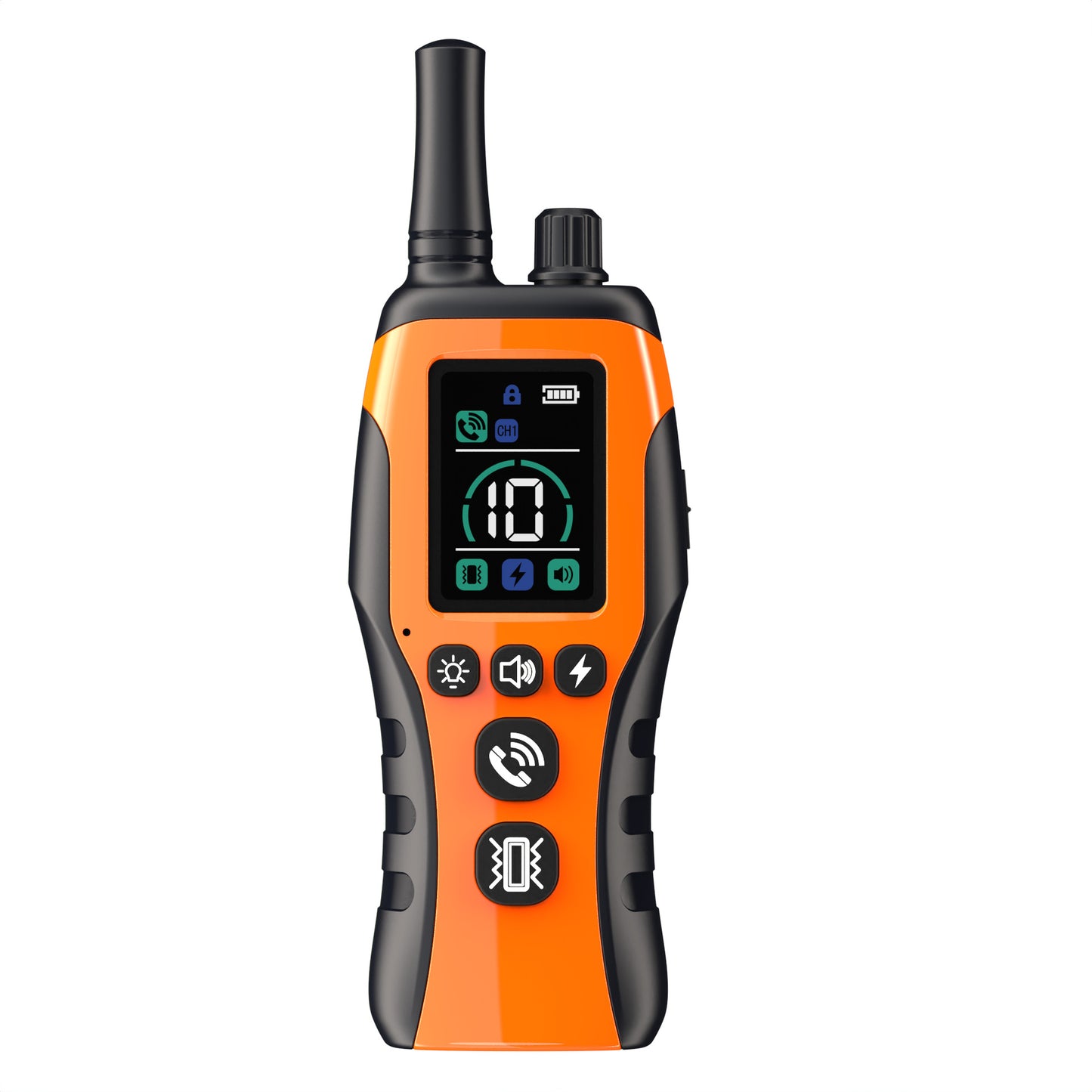 Colour screen 2000m remote-controlled static dog trainer anti-bark device