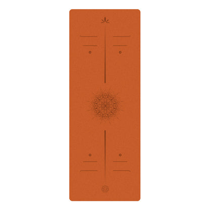 Matte PU Natural Rubber Yoga Mat Non-Slip Durable Shock-Absorbing Exercise Dance Fitness Premium Mat