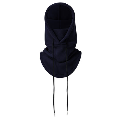 Winter Outdoor Cycling Hat, Warm Thicken Neck Warmer, Ski Head Cover, Polar Fleece Face Mask