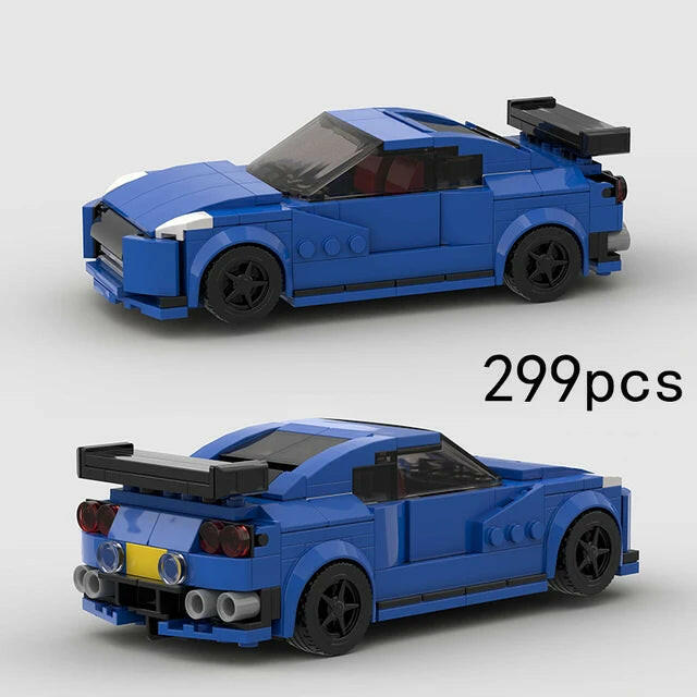 MOC 911 MK4 Supra Speed Champions Racing Car