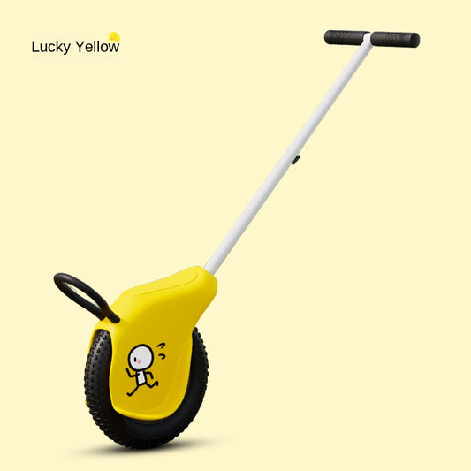 Single Wheel Stroller Kids Toy Car Parent-Child Ride-on Vehicle Competitive One-Wheel Off-road Baby Walker for Boys and Girls