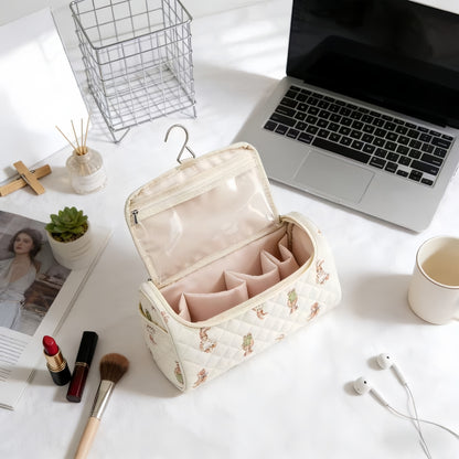 Large capacity cosmetic storage bag
