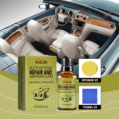 Homonth Automotive Interior Repair Coating Kit Automotive Interior Plastic Parts Crystal Coating Plating Agent