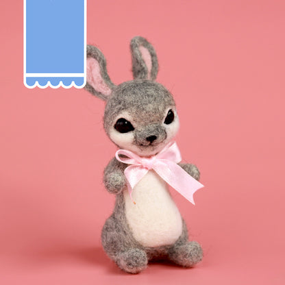 Easter Bunny Easter Egg Combination Wool Felt Poke Joy Handmade DIY Material Pack Animal Ornament
