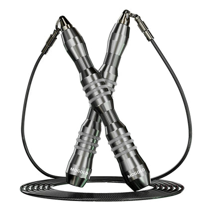 Quick Release Aluminum Dual Rope 3/5mm Handle Pure Steel Wire High Precision Bearing Racing Competition Sports Jump Rope