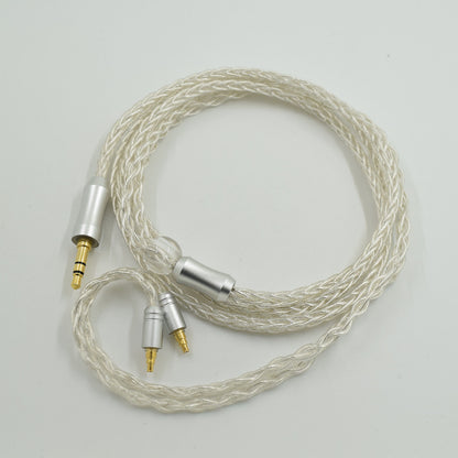 IE40PRO 8-core single crystal copper silver plated upgrade cable replacement cable headphone audio cable
