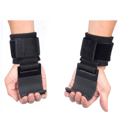 Fitness Weightlifting Gloves with Wrist Support Pull-Up Hook, Bar Training Equipment, Strength Training