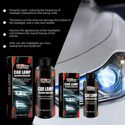 Rayhong Car Headlight Repair And Polishing Paste (100ml) Car Headlight Decontamination, Dust-Proofing, Scratch Refurbishment, And Car Paint Care Agent