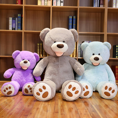 American Big Bear Plush Toy Teddy Panda Extra Large Stuffed Animal Hugging Bear Brown Bear Doll Toy Cross-border Gift
