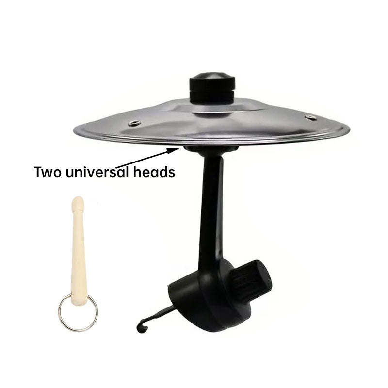Clamp-On Mini Vent Air Percussion Alloy Disc Wind Chimes - Easy Install Car Crash Drum with Decorative Design