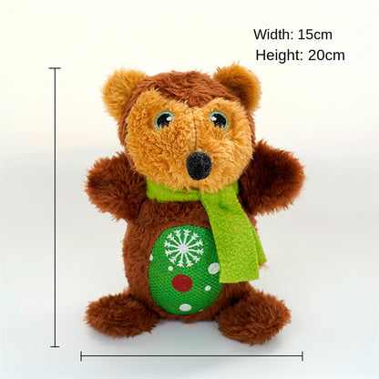 Plush cat vocalizes resistant to biting and grinding teeth to relieve boredom dog and cat toy products