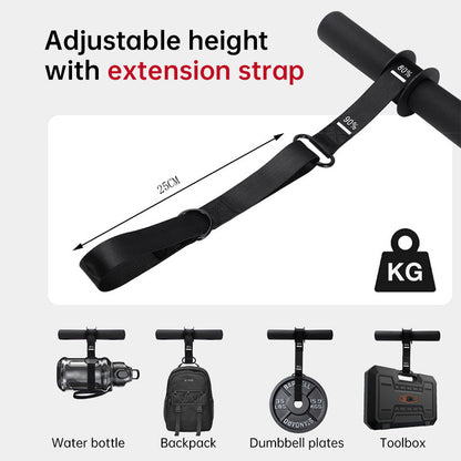 Adjustable Forearm Strength Trainer with Thickened Anti-Slip Wrist Roller, Belt Included, Durable Home Fitness Equipment
