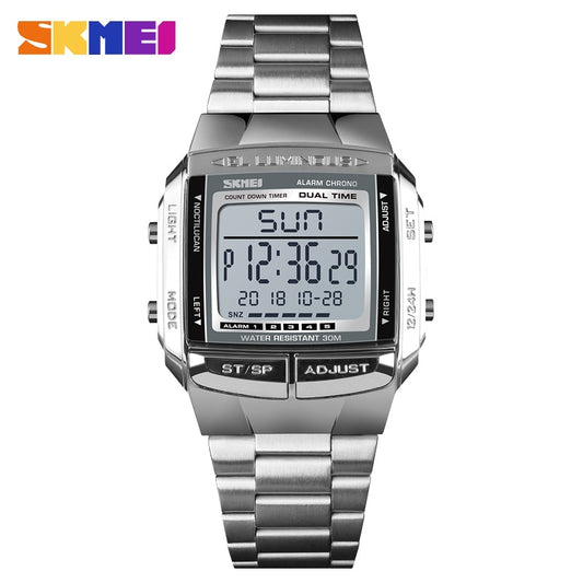 SKMEI 1381 Military Sports Watches Electronic Mens Watches Top Brand Luxury Male Clock Waterproof LED Digital Watch Relogio Masculino