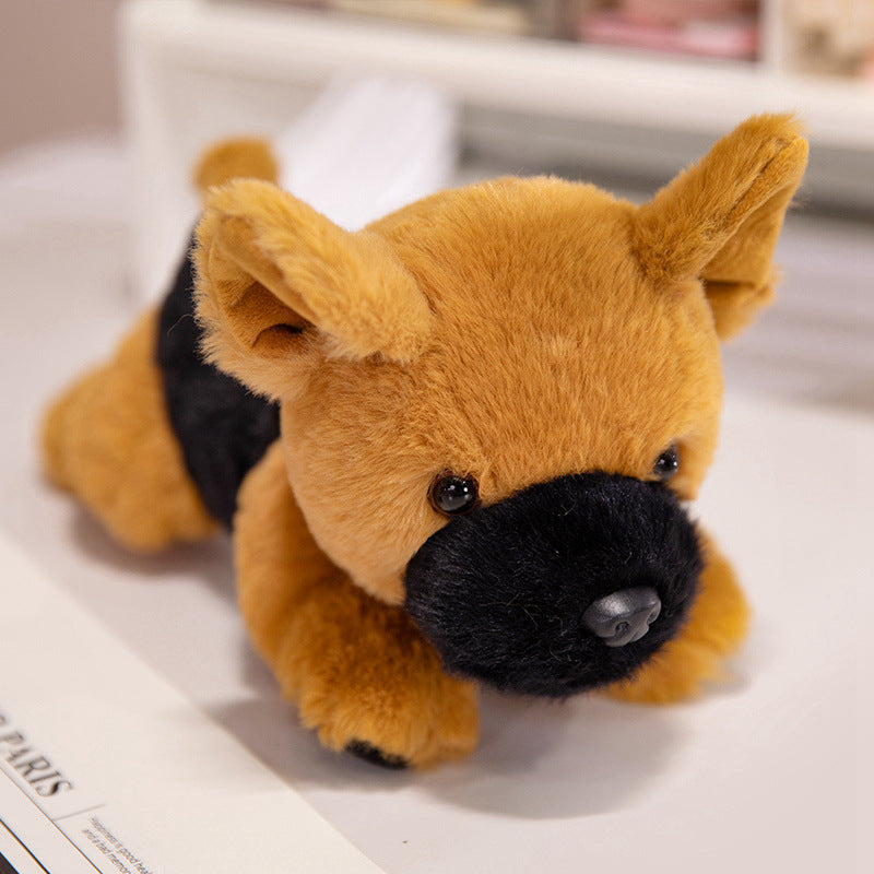 Heavy Particle Small Size Dog Lying Husky Plush Toy Doll Claw Machine Stuffed Animal Children's Birthday Gift