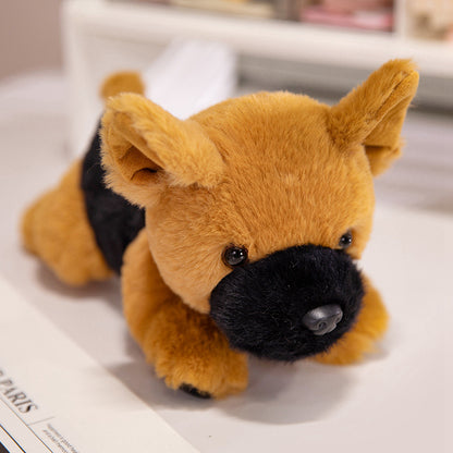 Heavy Particle Small Size Dog Lying Husky Plush Toy Doll Claw Machine Stuffed Animal Children's Birthday Gift