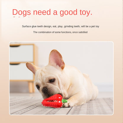 Chili leakage ball TPR dog toy teeth grinding and cleaning