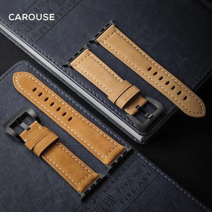 Handmade Crazy Cowhide Apple Watch Watchband