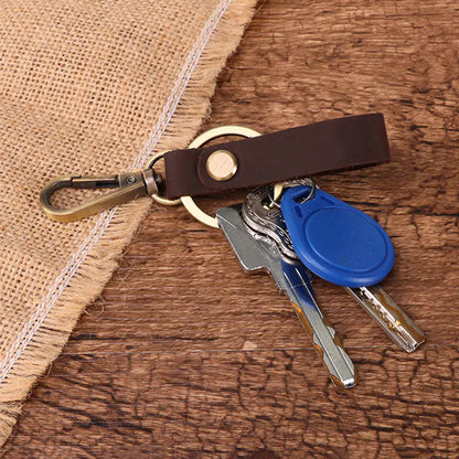 Handmade Cowhide Keychain