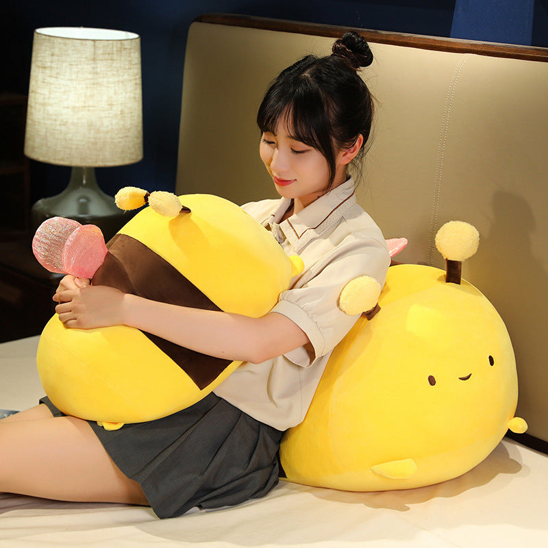Bee Shark Doll Cute Bee Sleeping Pillow Doll