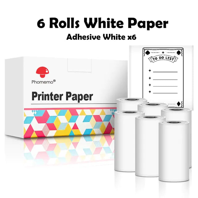 Phomemo Thermal Paper Sticker Rolls