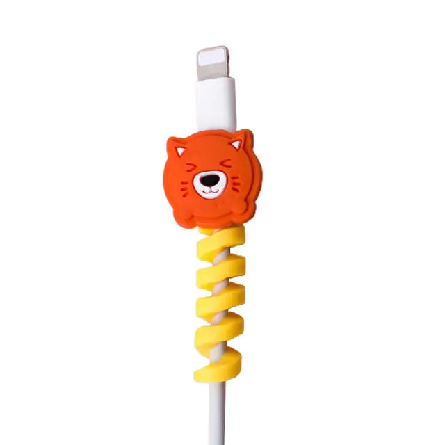 Cute Silicone Data Line Cable Protector