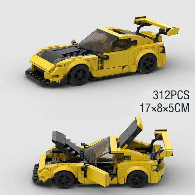 MOC 911 MK4 Supra Speed Champions Racing Car