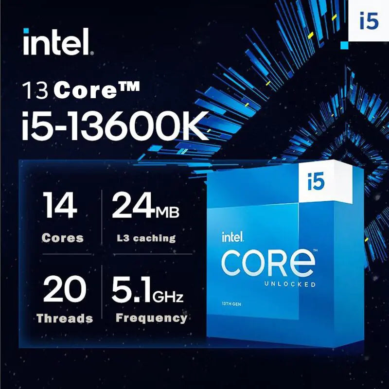 NEW Intel Core i5 13600K 3.5GHz 14-Core 20-Thread CPU Processor 10NM L3=24M 125W LGA 1700