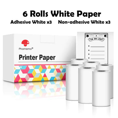 Phomemo Thermal Paper Sticker Rolls