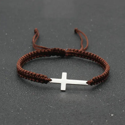 Handmade Unisex Stainless Steel Cross