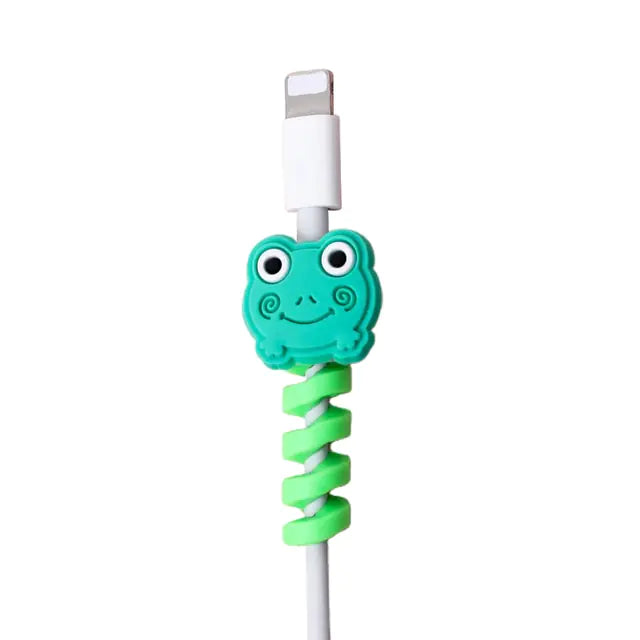 Cute Silicone Data Line Cable Protector