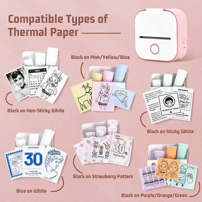 Phomemo Thermal Paper Sticker Rolls