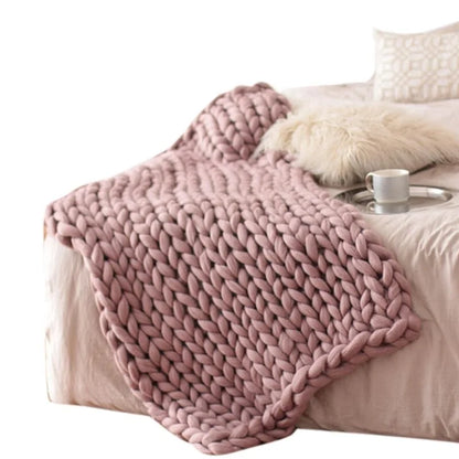 Handmade Chunky Knit Blanket