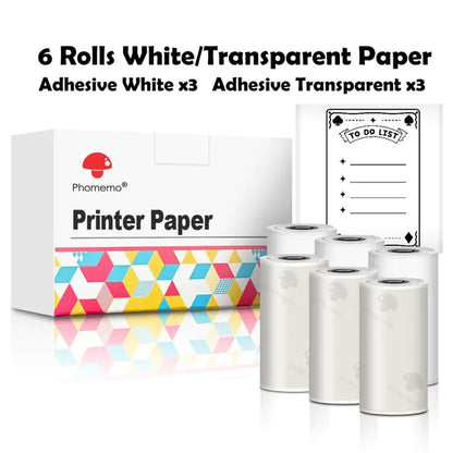 Phomemo Thermal Paper Sticker Rolls