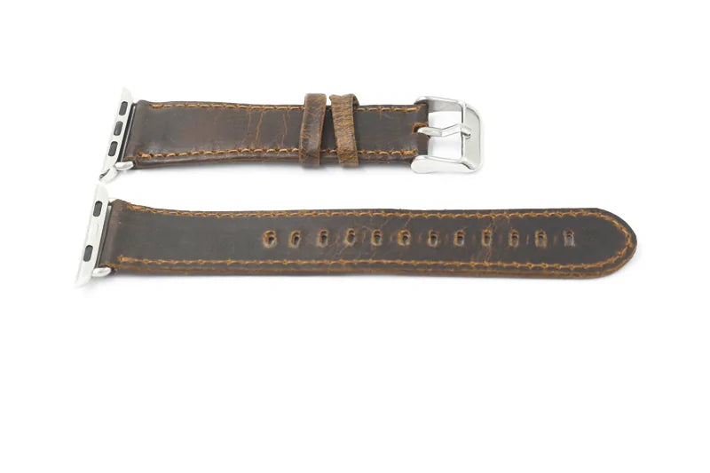 Handmade Vintage Leather iWatch Strap