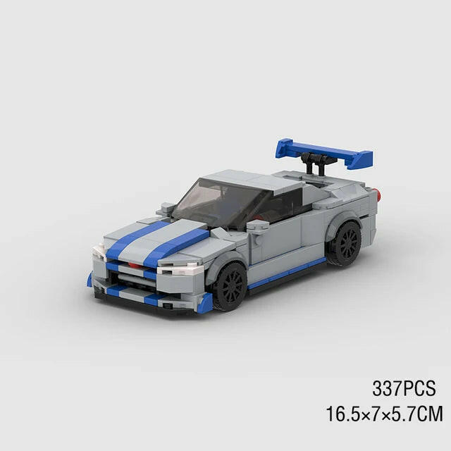 MOC 911 MK4 Supra Speed Champions Racing Car