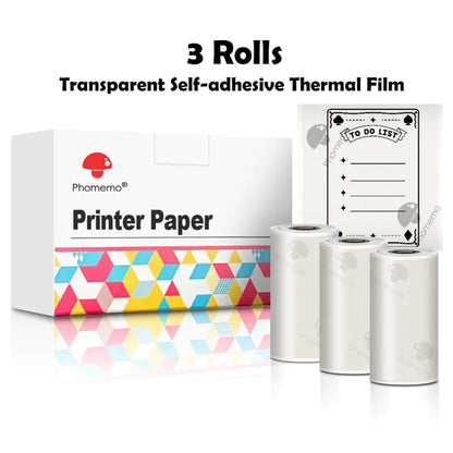 Phomemo Thermal Paper Sticker Rolls