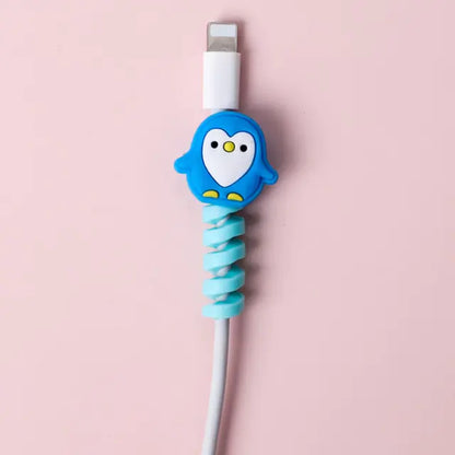 Cute Silicone Data Line Cable Protector