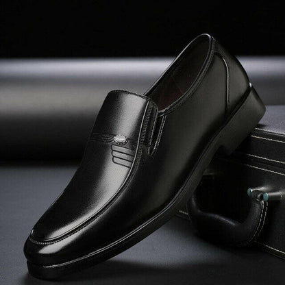 Men's Black Leather Formal Shoes